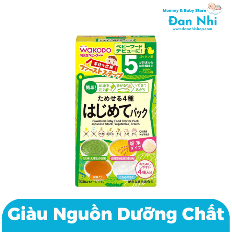 Các loại bột ăn dặm cho bé 5 tháng tuổi