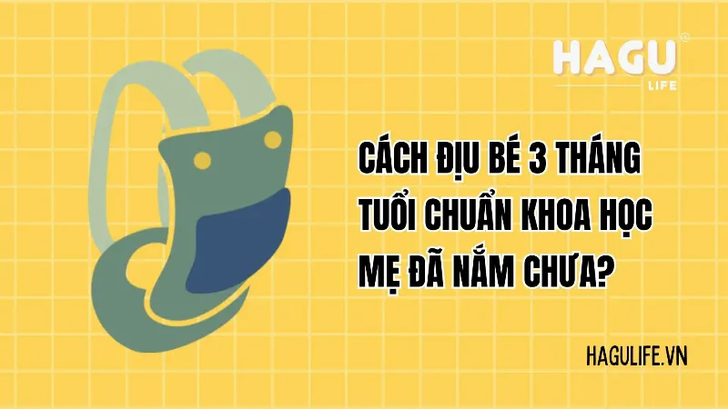 Hình ảnh minh họa tư thế địu bé 2 tháng tuổi đúng chuẩn M và C an toàn cho khớp háng và cột sống non nớt