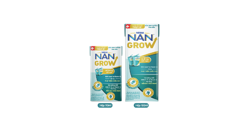 Lợi ích dinh dưỡng của sữa Nan pha sẵn hỗ trợ sự phát triển khỏe mạnh của bé