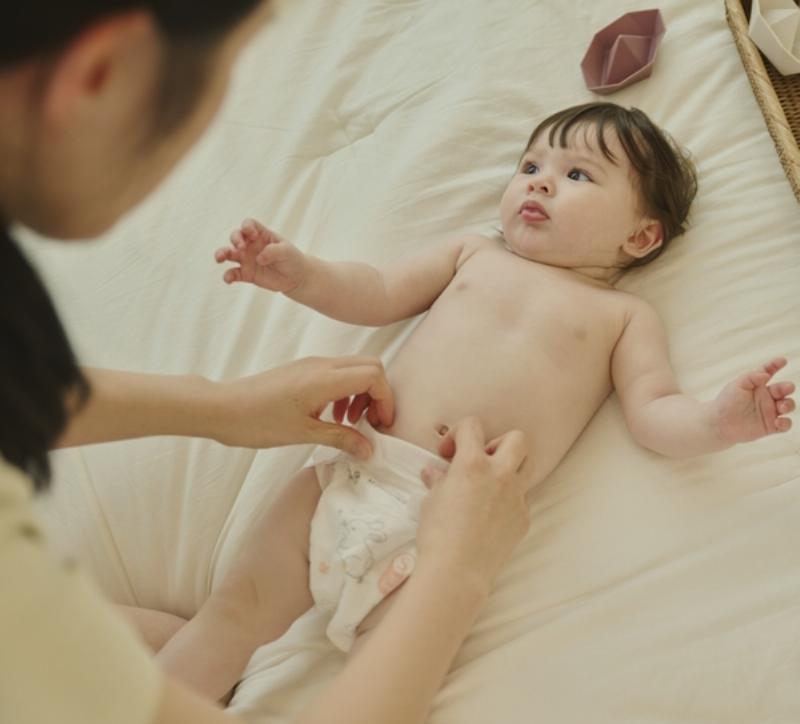 Tấm lót sơ sinh vải cotton mềm mại, thoáng khí, an toàn cho da bé