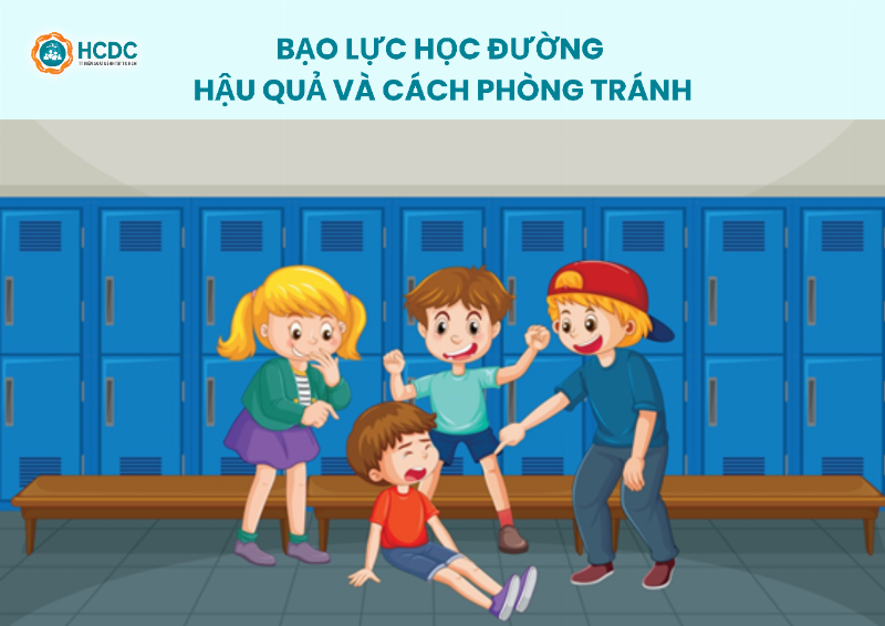 Hinh anh the hien su doan ket va ho tro phong chong bao luc hoc duong tu moi nguoi