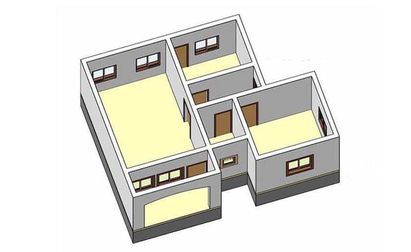 Minh họa ứng dụng tính diện tích hình vuông cho sàn nhà hoặc căn phòng