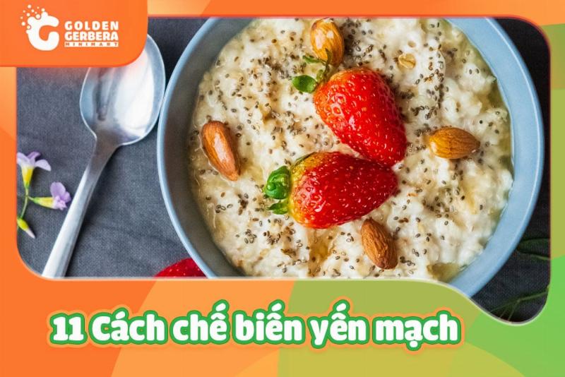 Mot nguoi me Viet dang cho be an mot bat yen mach an lien duoc che bien don gian tu trai cay nghien