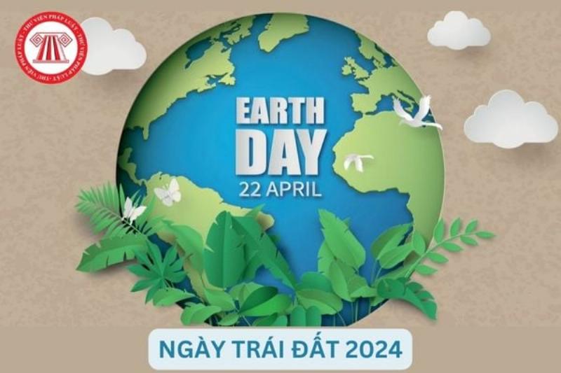 Người đang trồng cây kỷ niệm Ngày Trái Đất vào tháng 4 trong tiếng Anh