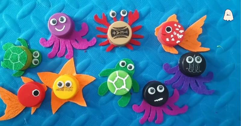 Ứng dụng sáng tạo từ tranh tô màu đồ ăn cute mini đã hoàn thành