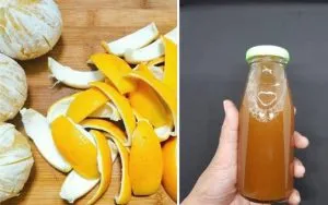 Làm nước rửa chén từ vỏ cam