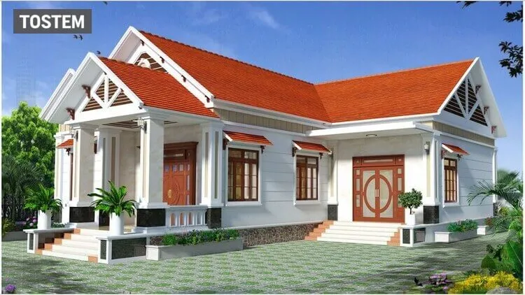 Thiết kế chữ L sang trọng với tone màu nổi bật