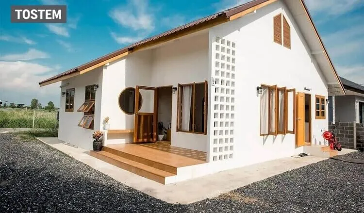 Nhà cấp 4 nông thôn thiết kế giản dị
