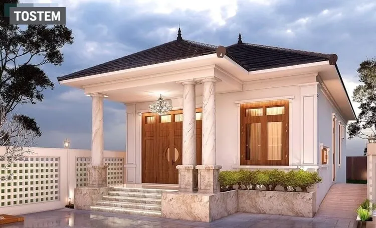Mẫu thiết kế đơn giản nhưng không kém phần sang trọng