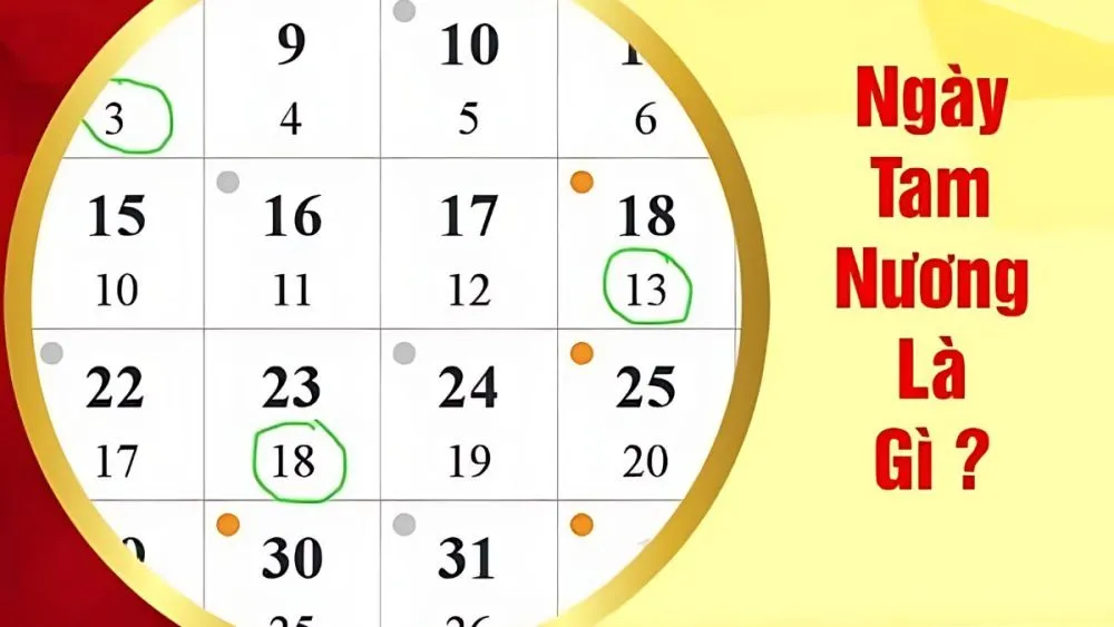 Các ngày Tam Nương trong tháng âm lịch cần kiêng kỵ để tránh rủi ro