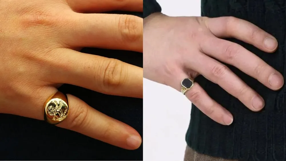 Kiểu nhẫn nhỏ, phá cách phù hợp với ngón út nam