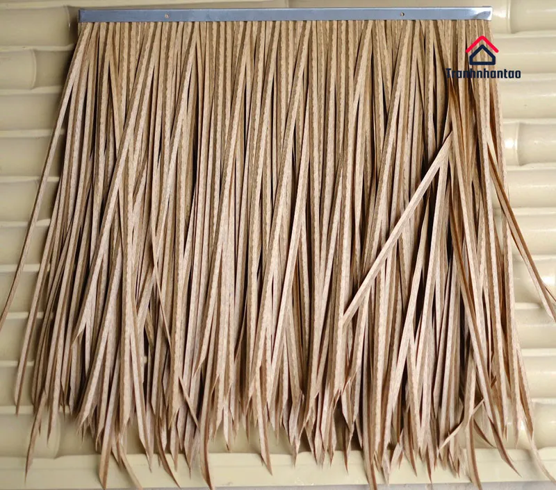 Thanh nẹp inox màu vàng xám cho mái lá nhân tạo