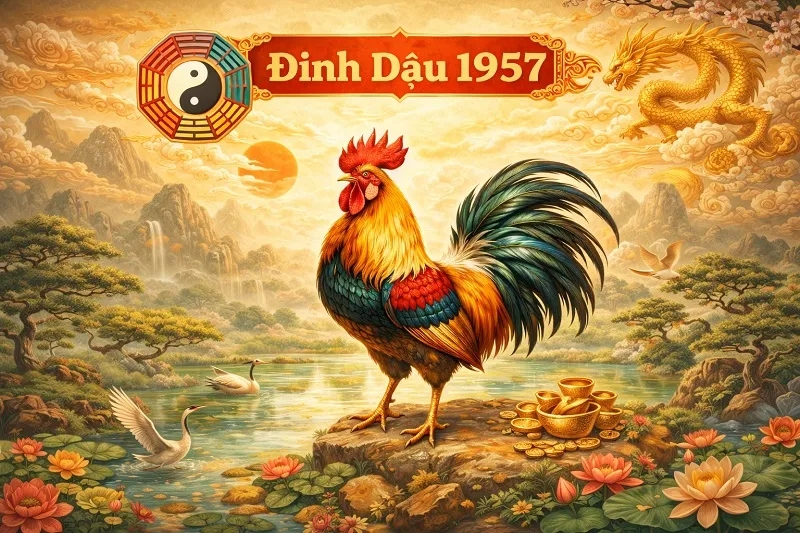 Tuổi Đinh Dậu (1957) thuộc mệnh Hỏa