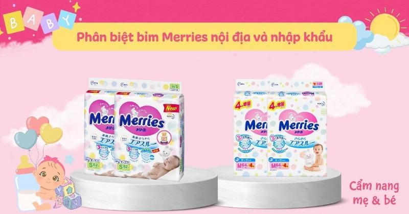 Bỉm quần Merries size S nội địa có ưu điểm gì?