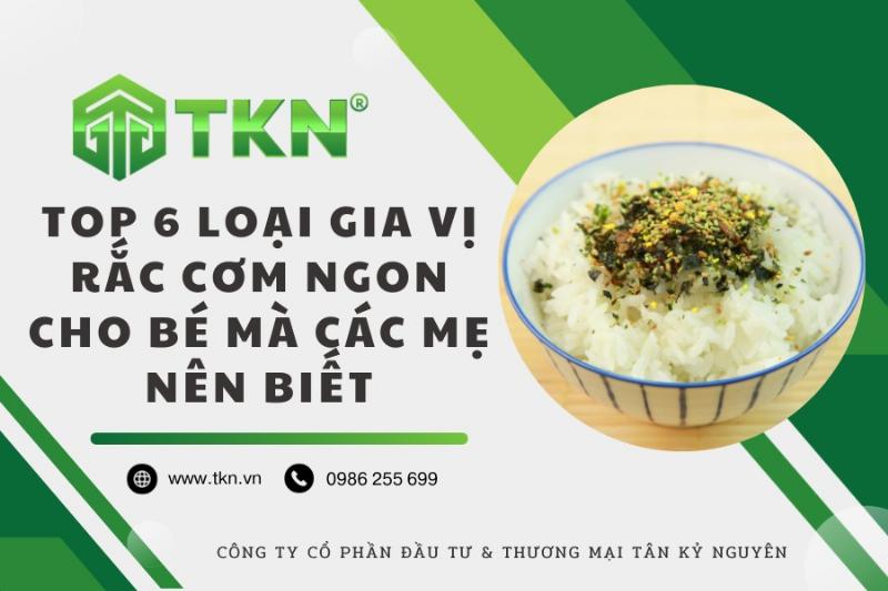 Các loại gia vị rắc cơm cho bé