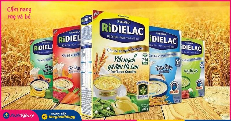 Cách pha bột ăn dặm Riedielac đúng cách