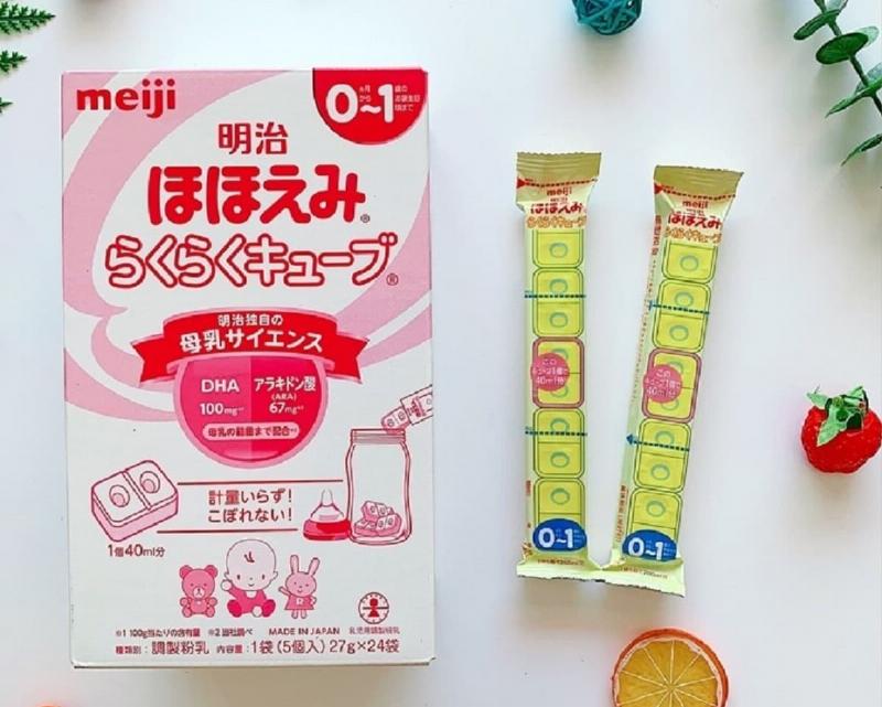 Cách pha sữa Meiji thanh 0 1 đúng chuẩn