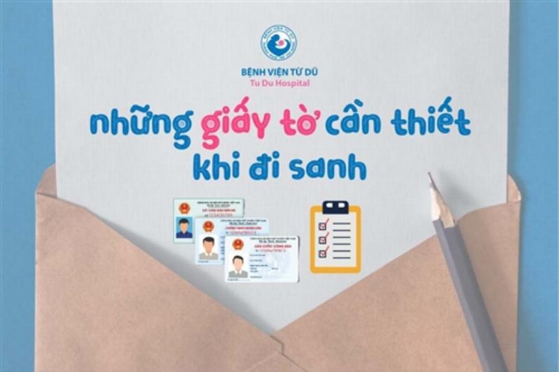 Chuẩn bị giấy tờ đi sinh