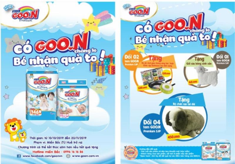 Khuyến mại bỉm Huggies tại siêu thị