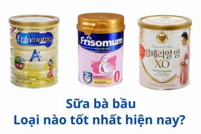 Lựa chọn sữa xo cho bà bầu phù hợp