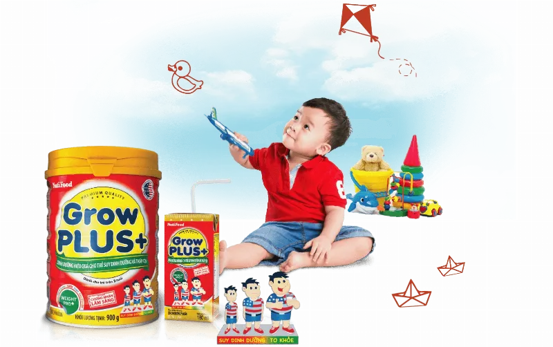 Mẹ Chọn Sữa Grow Plus Đỏ 1.5kg Cho Bé