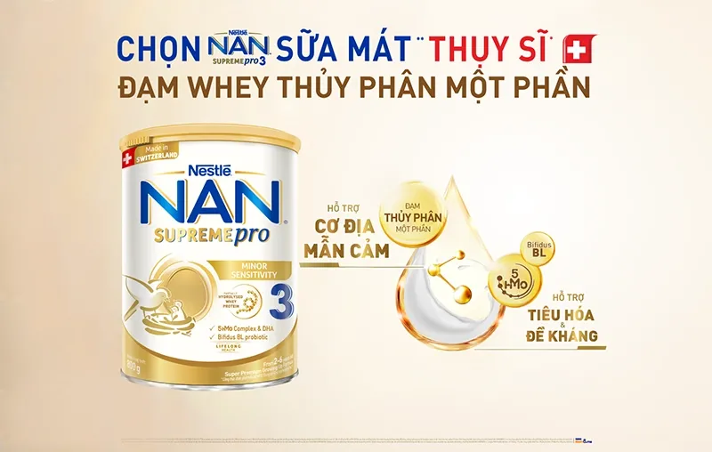 Review sữa Nan Supreme 1 tăng cường hệ miễn dịch