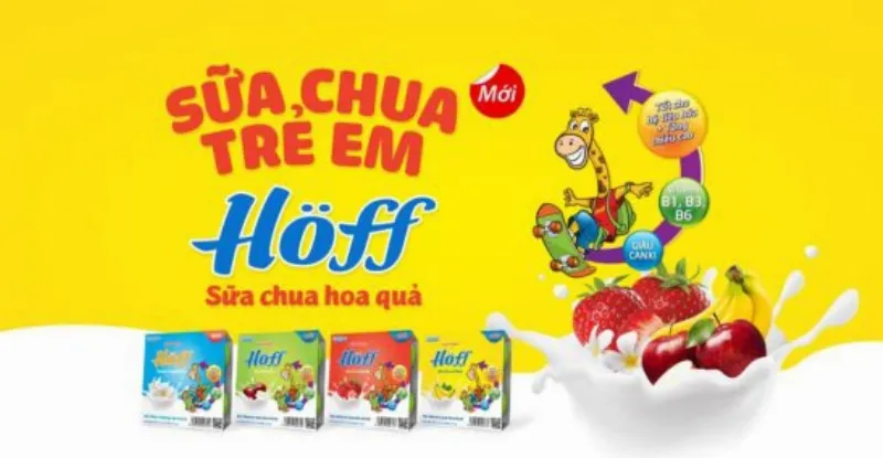 Lợi ích của sữa chua Hoff cho bé