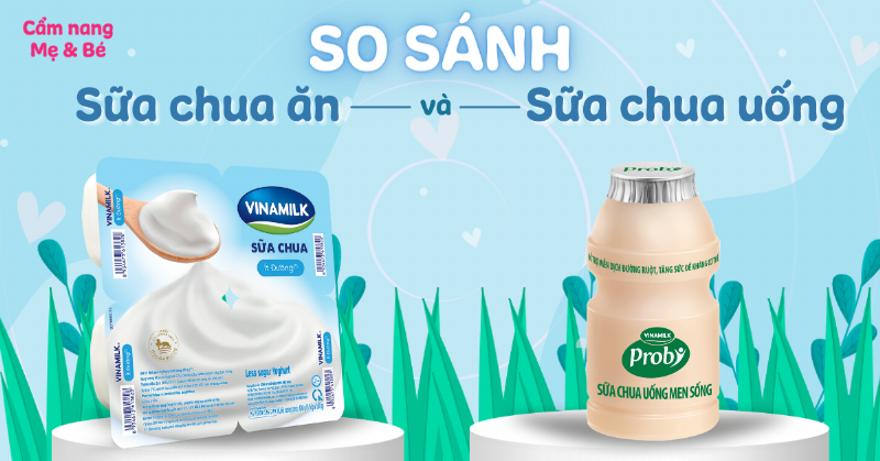 So sánh sữa chua Hoff với các loại sữa chua khác