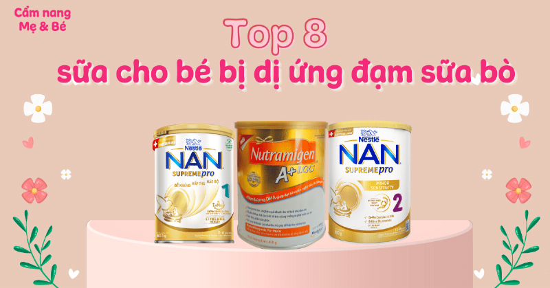 Sữa dành cho bé dị ứng lactose: Tương lai