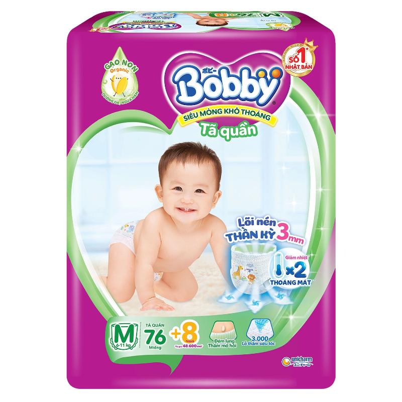 Tã Bobby Sơ Sinh Mỏng Nhẹ Thoáng Khí