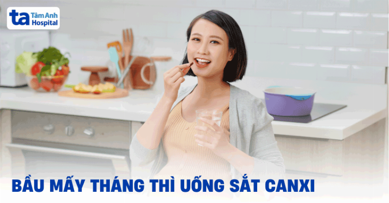 Bà bầu uống canxi hữu cơ thai kỳ khỏe mạnh