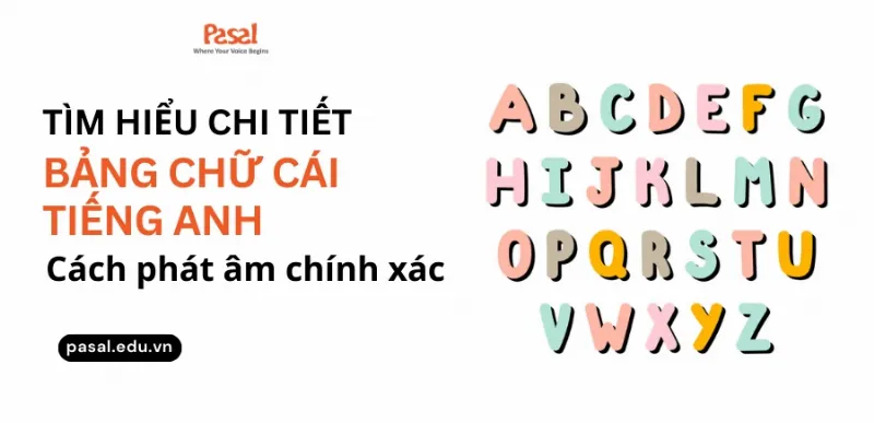 Bảng chữ cái tiếng Anh và cách đọc chuẩn giúp bạn phát âm tên gọi từng chữ cái chính xác