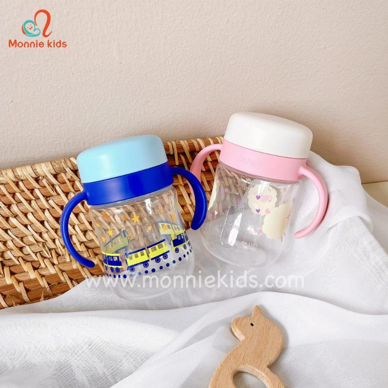 Các loại bình tập uống nước cho bé phổ biến: bình có vòi, bình ống hút, bình 360
