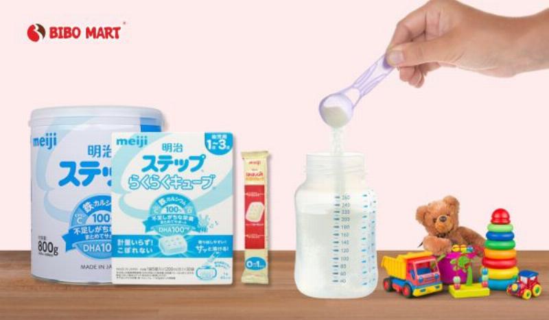 Thanh sữa Meiji 0-1 với công thức dinh dưỡng cân bằng chuẩn Nhật Bản hỗ trợ bé phát triển toàn diện
