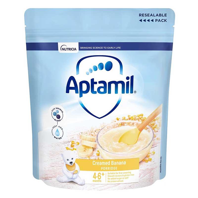 Bột ăn dặm Aptamil với các hương vị đa dạng, lựa chọn phù hợp cho bé yêu