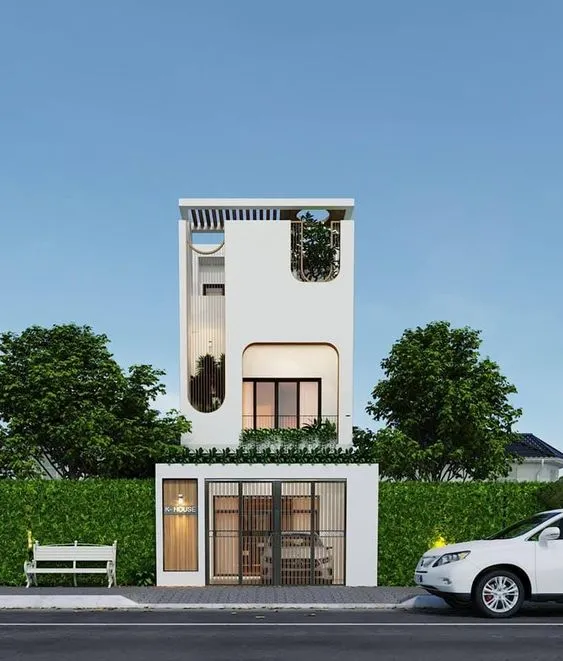 Cổng nhà phố thiết kế an toàn mà vẫn đảm bảo sự thông thoáng