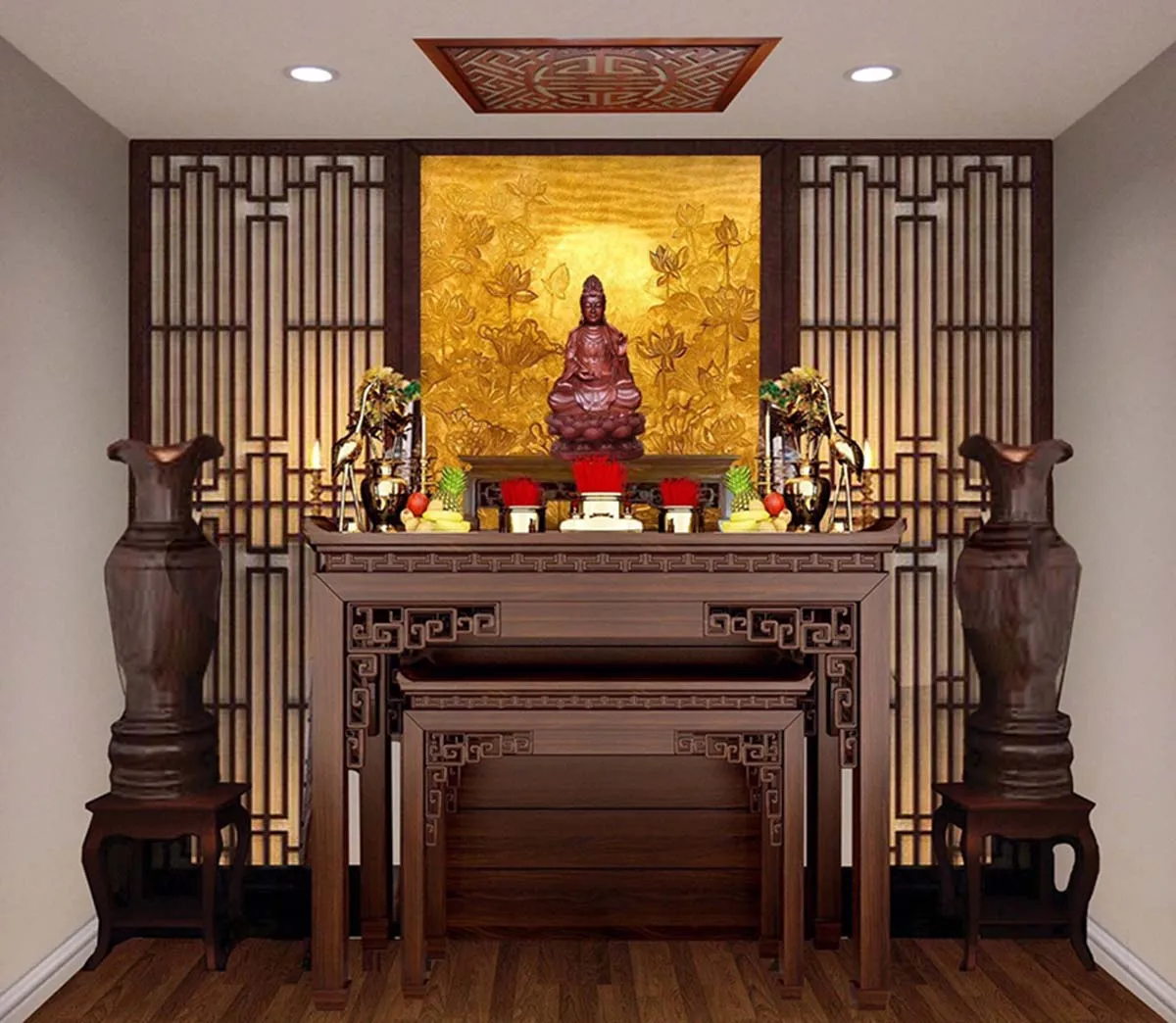 Hướng đặt bàn thờ mang lại bình an cho gia đình