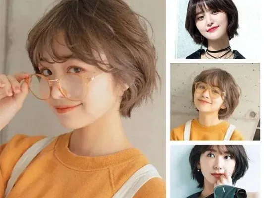 Tóc pixie uốn nhẹ nhàng hiện đại cho mặt tròn béo