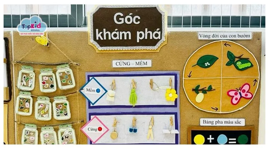 Lợi ích của việc trang trí góc thiên nhiên sáng tạo giúp bé phát triển toàn diện