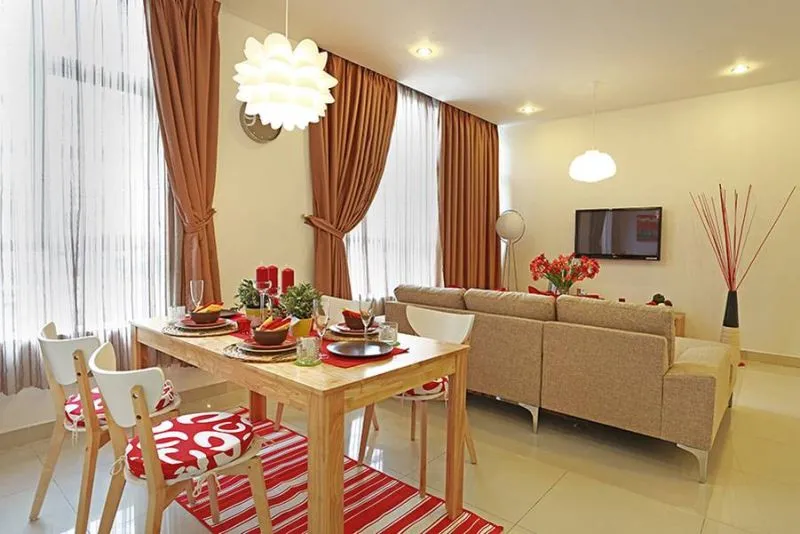 Nội thất căn hộ được thiết kế với tông màu nhẹ nhàng