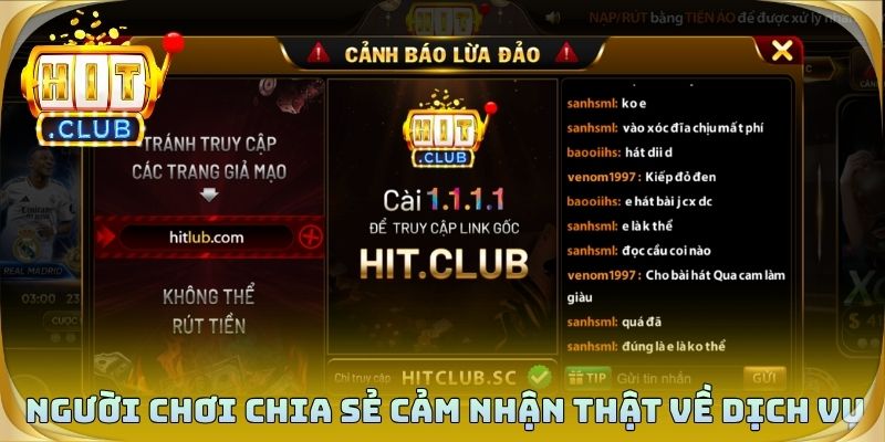 Người chơi chia sẻ cảm nhận thật về dịch vụ